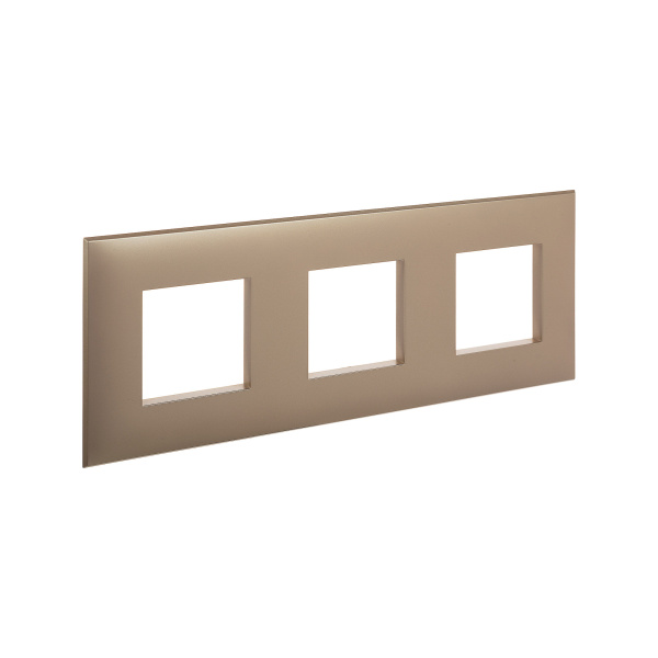 Купить DKC Рамка "Avanti", "Кремовый жемчуг", 3 поста (6 мод.)