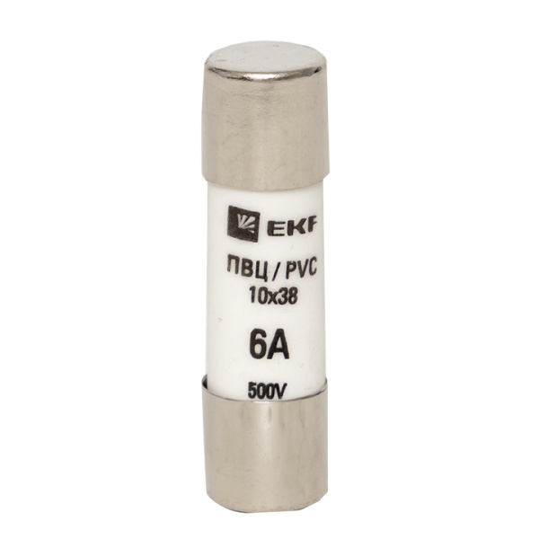 Купить EKF PROxima Плавкая вставка цилиндрическая ПВЦ (10х38) 6А