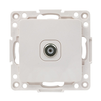 EKF PROxima Стокгольм Механизм Розетки TV 1-местной оконечной 10дБ-240МГц белый