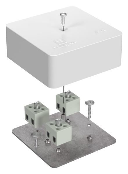 Промрукав Коробка огнестойкая для кабель-канала 40-0450-FR1.5-6 Е15-Е120 75х75х30