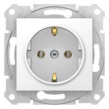 SE Sedna Бел Розетка 1-я с/з SDN3000521