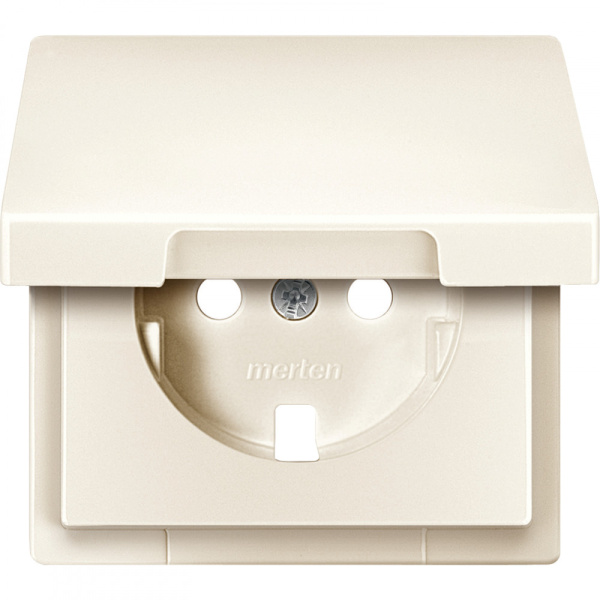 SE Merten SD Бежевый Центральная плата с крышкой для механизма розетки MTN2341-4044