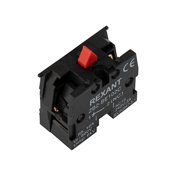 Контакт дополнительный XB-2 NC красный Rexant 36-9000