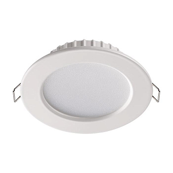 Novotech 358028 NT19 136 белый Встраиваемый светильник IP20 LED 4100К 7W 220V LUNA
