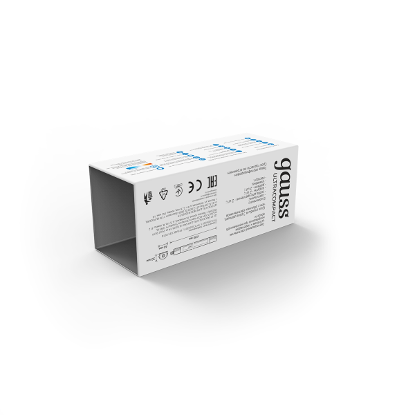 Купить Gauss Светильник линейный ULTRACOMPACT 36W 3630lm 6500K 185-265V IP65 1190*40*30мм LED 143425336