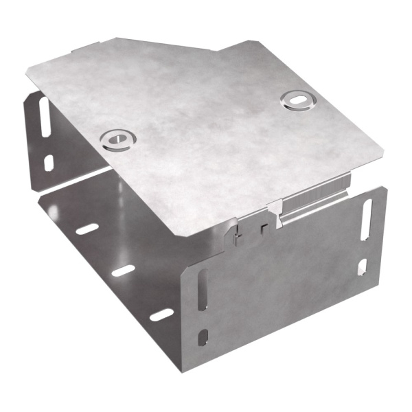 Промрукав Переходник правый с крышкой Стандарт 200х150х100 PR16.0512