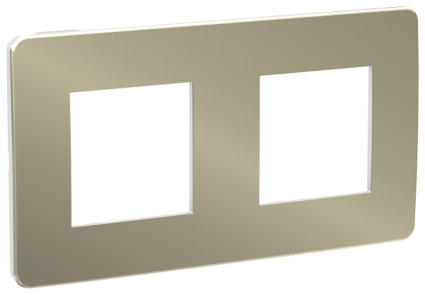 Купить SE Unica Studio Бронза/Белая Рамка 2-ная NU280450