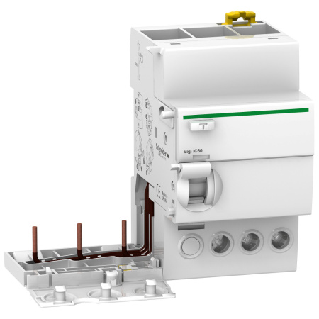 SE Acti 9 Vigi iC60 Блок дифференциальной защиты 3P 25A 500mA AC A9V16325