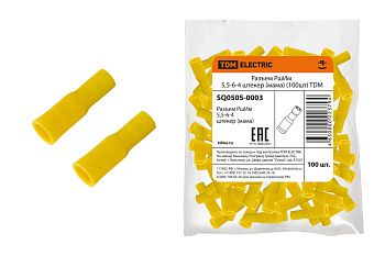 TDM Разъем РшИм 5,5-6-4 штекер (мама) (100шт) SQ0505-0003