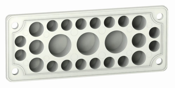 Купить SE Кабельный ввод FL-21 25 вводов,темно-серый NSYAECPFLA25