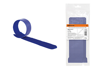 TDM Хомут-липучка ХЛ 12х135 мм синий (20 шт) SQ0515-0714