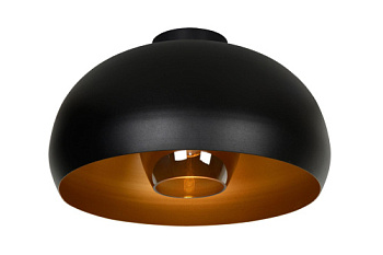 Lucide SHARAN Светильник потолочный Ø 38 cm 1xE27 IP21 Black 30186/38/30