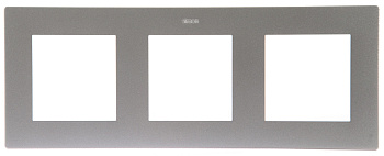 Simon 24 Алюминий Рамка 3-ая 2400630-033