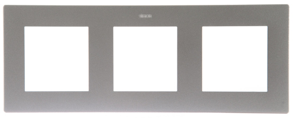 Simon 24 Алюминий Рамка 3-ая 2400630-033