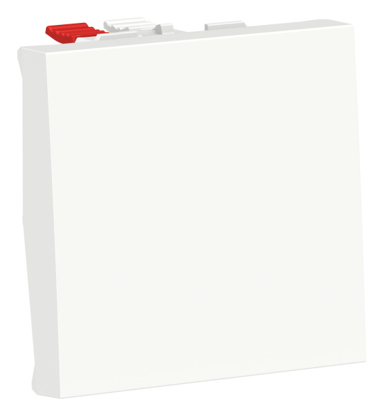 Купить SE Unica Modular Бел Выключатель 1-клавишный, сх. 1, 10 AX, 250В, 2 модуля NU320118