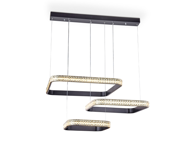 Ambrella Потолочный светодиодный светильник с пультом FA6166 BK черный 131W 720*500*900 (ПДУ РАДИО 2.4) Ambrella Потолочный светодиодный светильник с пультом FA6166 BK черный 131W 720*500*900 (ПДУ РАДИО 2.4)