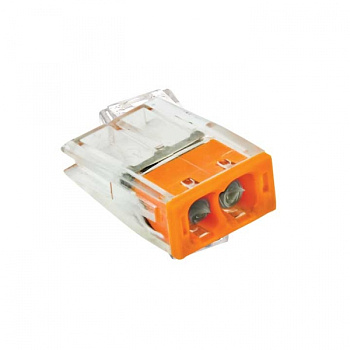 EKF PROxima Строительно-монтажная клемма СМК 2273-242 (с пастой) 2 отверстия 0,5-2.5мм2 (100шт.)