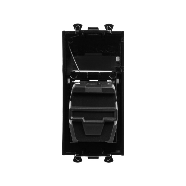 Купить DKC HDMI розетка модульная, тип А-А, "Avanti", "Черный матовый", 1 модуль