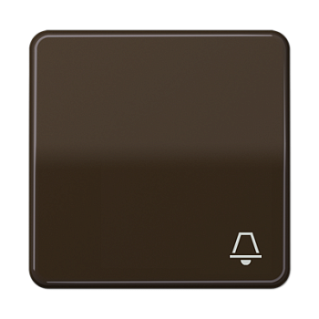 JUNG CD 500/CD plus Коричневая Клавиша 1-ая с символом ЗВОНОК CD590KBR