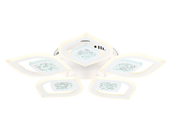 Ambrella Светильник потолочный светодиодный с пультом FA4292/5 WH белый 120W 3000K+6400K/4200K/6400K+3000K D680*80 (ПДУ ИК)