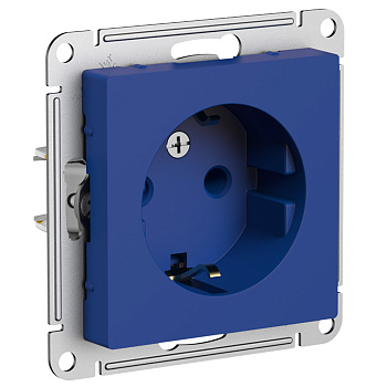 Systeme Electric AtlasDesign Аквамарин Розетка с/з, 16А, механизм