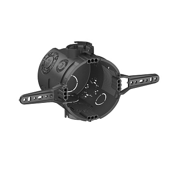 OBO Bettermann Монтажная коробка для сплошных стен с фиксирующими лапками ,Ø60mm, H66mm, IP30 2003716