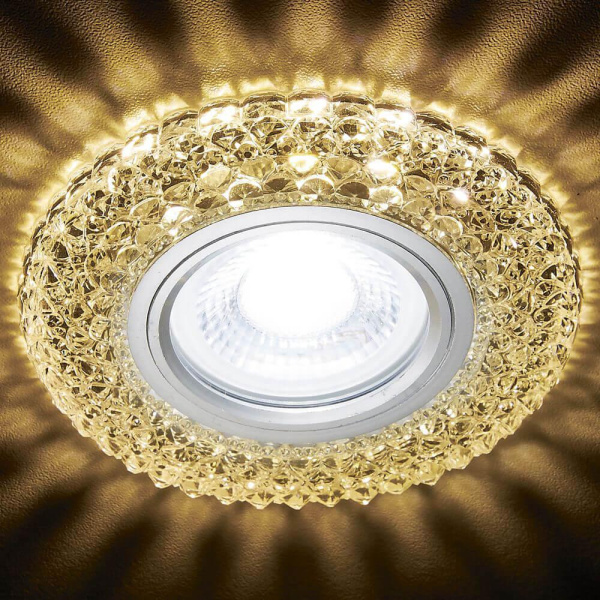 Купить Ambrella Встраиваемый точечный светильник со светодиодной лентой S291 CH/WR хром/прозрачный MR16+3W(LED WARM 3000K)