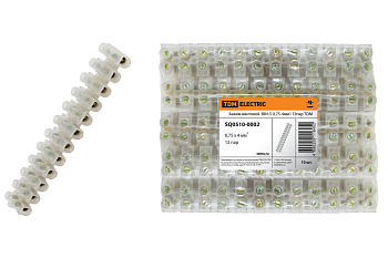 TDM Зажим винтовой ЗВИ-5 0,75-4мм2 12пар SQ0510-0002