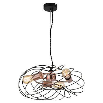 Lussole Комплект GRLSP-8246 (Светильник LSP-8246, Лампа светодиодная E27 3 шт.)