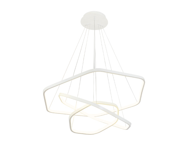 Купить Ambrella Подвесной светодиодный светильник FL365/3 WH белый 88W 4200K D400/600/800*1200 (без ПДУ)