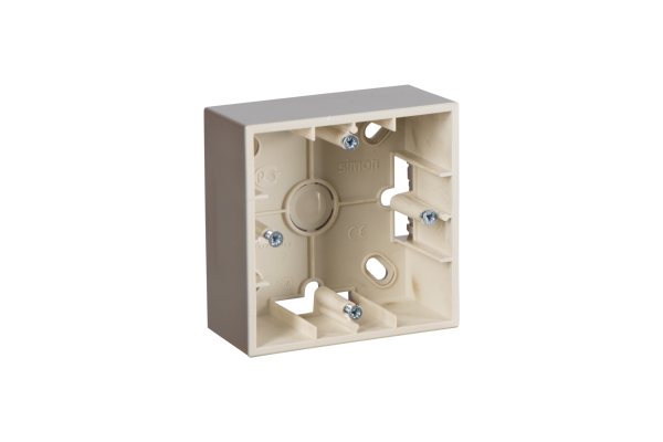 Купить Simon 15 Шампань Коробка 1-ая для наружного монтажа 1590751-034