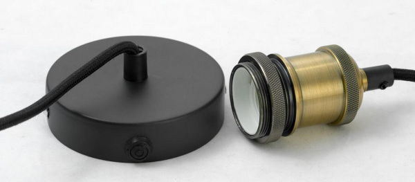 Купить Lussole LOFT Металл Черный / бронзовый Металл Подвес E27 60W LSP-9670