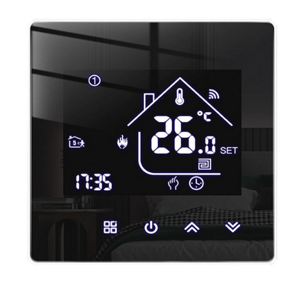 GRANDEKS Терморегулятор 07H WI-FI программируемый зеркальный 16А G 07H Wi-Fi