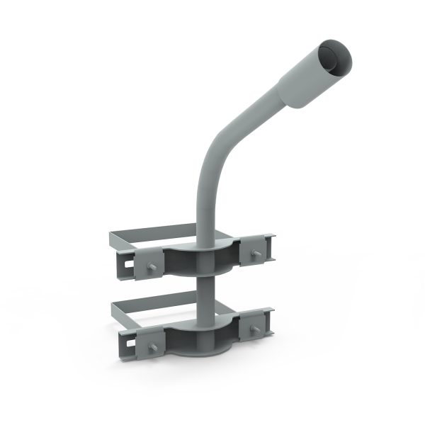 Купить Gauss Кронштейн для уличных светильников на опору с 2 хомутами 625х460х680 D48мм 903265302