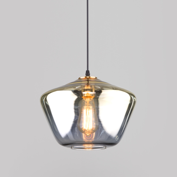 Eurosvet Подвесной светильник со стеклянным плафоном 50199/1 золото a050469