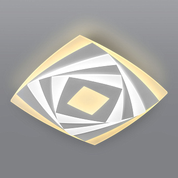 Eurosvet Потолочный светодиодный светильник с пультом управления 90213/1 белый a047361