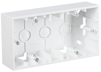 Simon 15 Белая Коробка 2-ая для наружного монтажа 1590752-030