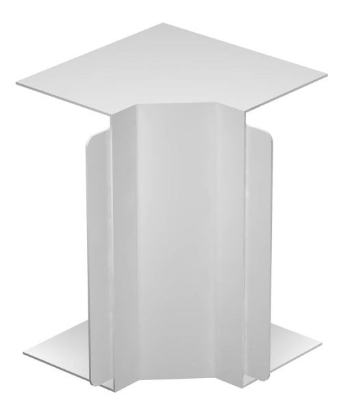 OBO Bettermann Угол внутренний кабель-канала WDK 100x230 мм ПВХ белый 6192118