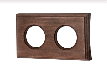 BIRONI Шедель Бук Винтаж Рамка 2-ая на бревно 200мм (скрытый монтаж) BF4C20-620-18