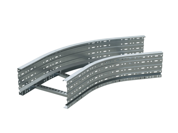 DKC Угол лестничный 45 градусов 150x400 R=600 мм, горячий цинк