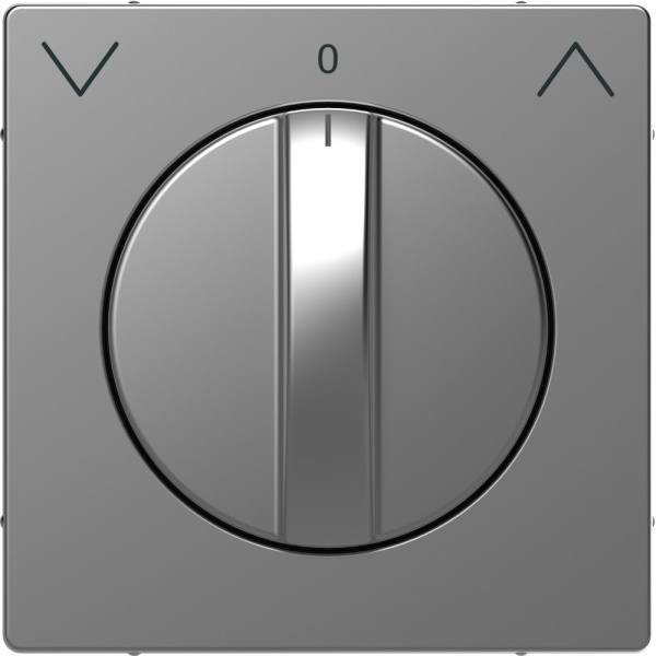 SE Merten D-Life Нержавеющая Сталь Накладка центральная для поворотного механизма рольставней MTN3875-6036