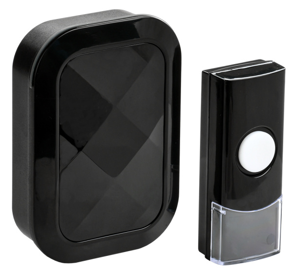 IEK Звонок беспроводной ДЗБ3-36М черный