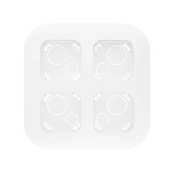 Купить Legrand Quteo Белый 4 поста Рамка для наружнего монтажа 782294