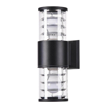 Maytoni Outdoor Bronx Черный Бра 2xE27 60W O576WL-02B