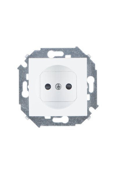 Купить Simon 15 Белая Розетка б/з, со шторками, 16А, 250В, винт.зажим 1591444-030