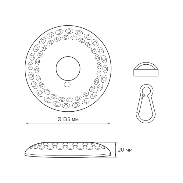 Купить Gauss Фонарь кемпинговый модель GFL004 48LED 500lm 3xAA белый магнит и карабин LED 1/12/72 GF004