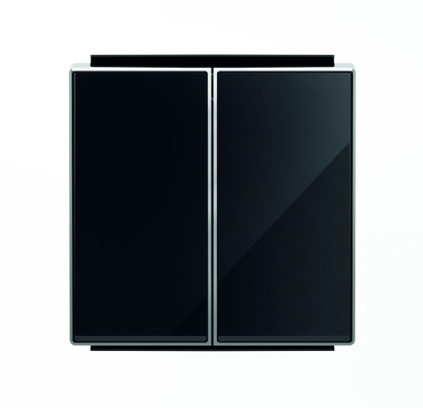 ABB SKY Стекло чёрное Клавиша для 2-клавишных выключателей/переключателей/кнопок 2CLA851100A2501