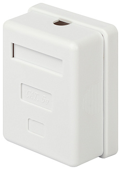 ЭРА Компьютерная розетка ЭРА RJ-45 категория 5е неэкранированная 1-порт 1 штука