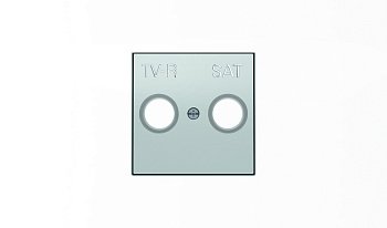 ABB SKY Серебристый алюминий Накладка для TV-R-SAT розетки 2CLA855010A1301
