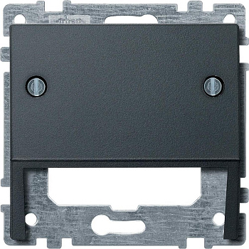 SE Merten SM Антрацит Центральная плата для вставок накл. MTN464614